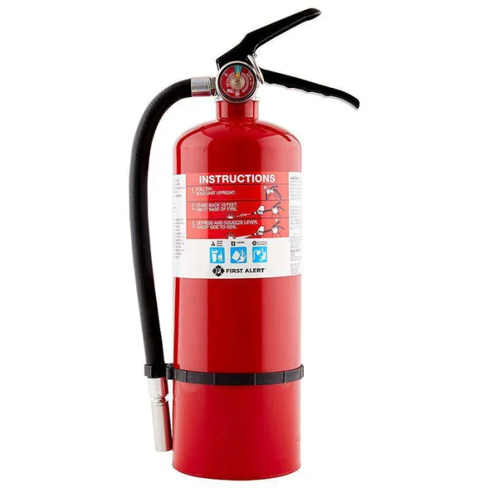 First Alert 5 Lb ABC Rechargeable Heavy Duty Plus Fire Extinguisher ...